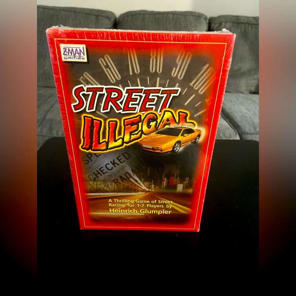 STREET ILLEGAL Z-MAN BOARD GAME COMPLETE NEW/UNSEALED STREET RACING GAME